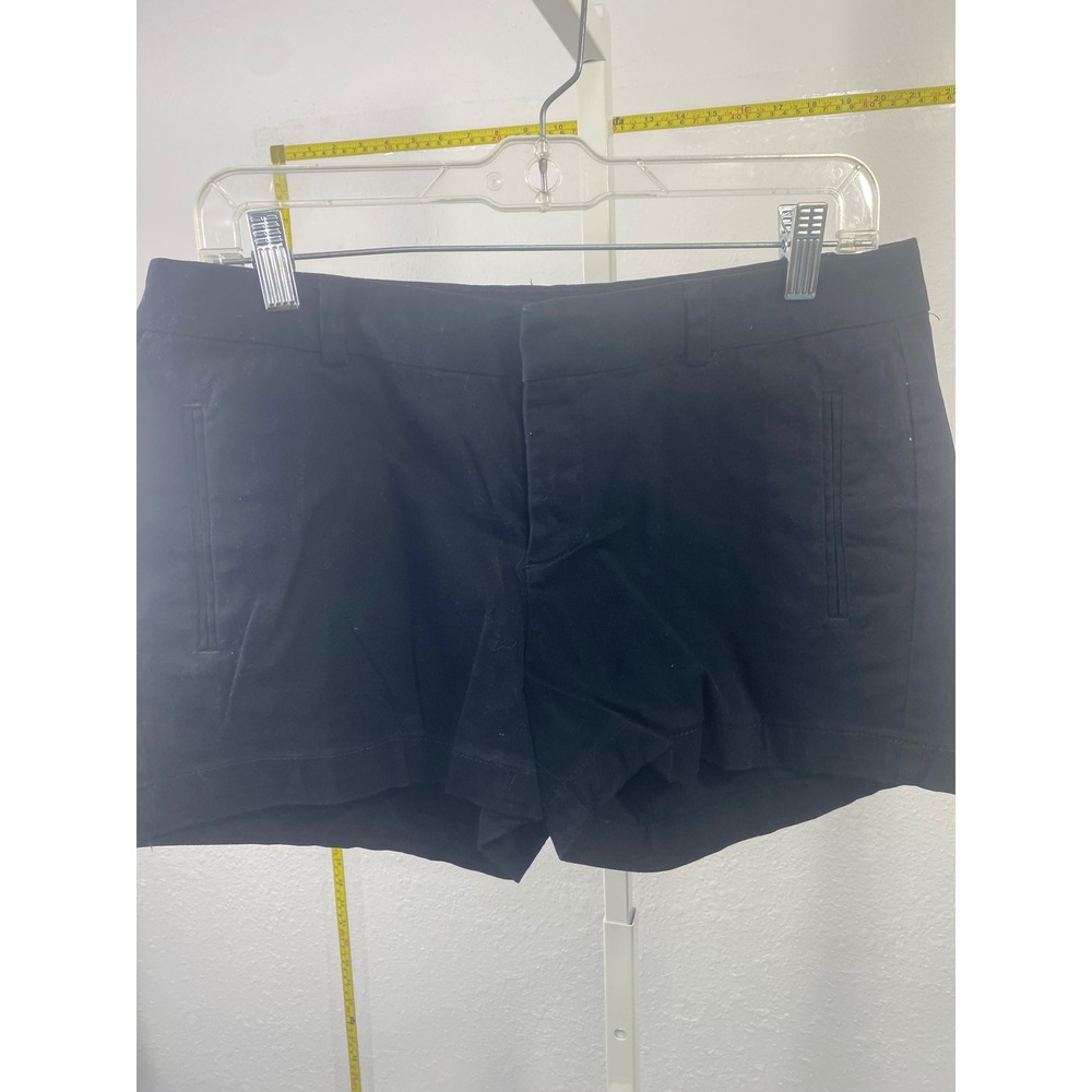 ana‎ A New Approach Womens Black Chino Shorts Mid Rise Size 12 Casual Summer